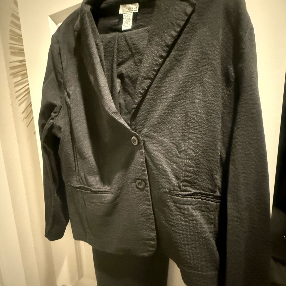 Milano Textured Black Blazer